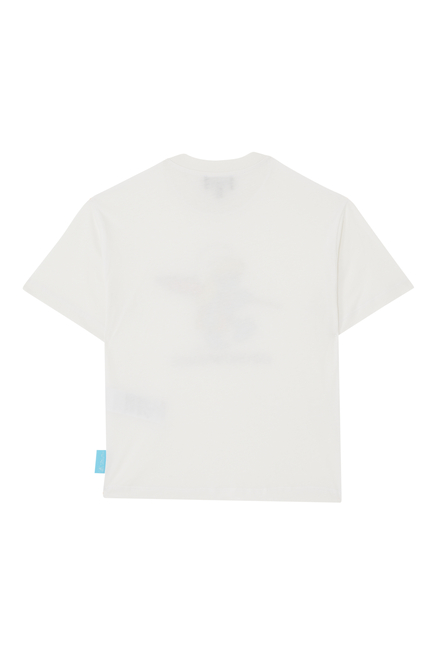 Kids Smurfs Print T-Shirt